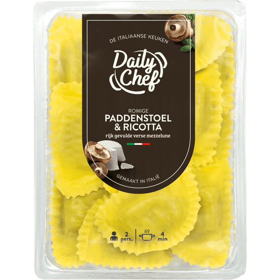 Daily Chef Mezzellune bospaddestoelen - Dirk