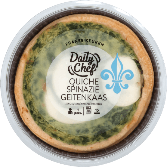Daily Chef Quiche spinazie geitenkaas - Dirk