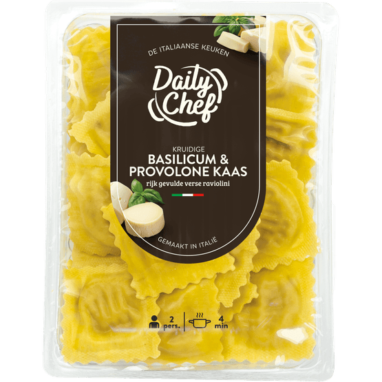 Daily Chef Raviolini provolone basilicum - Dirk