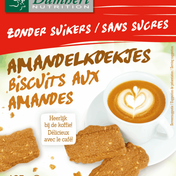 Damhert Amandelkoekjes zonder suikers - PLUS