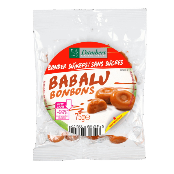 Damhert Babalu caramel zonder suikers - PLUS