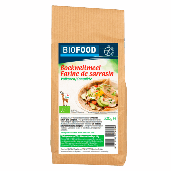 Damhert Biofood Boekweitmeel volkoren bio - PLUS