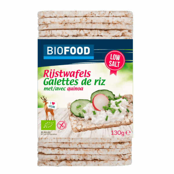 Damhert Biofood Rijstwafels quinoa bio - PLUS