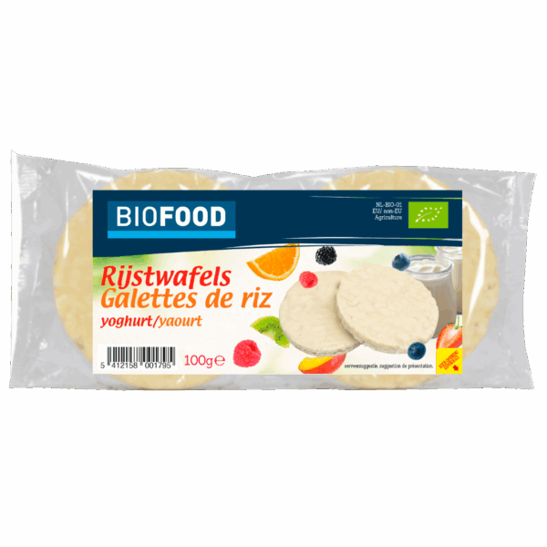 Damhert Biofood Rijstwafels yoghurt bio - PLUS