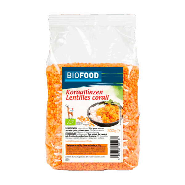 Damhert Biofood Rode Splitlinzen BIO - PLUS