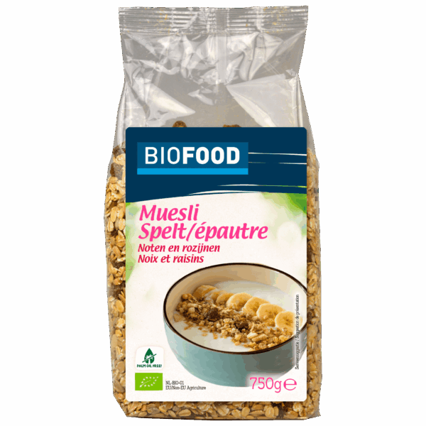 Damhert Biofood Speltmuesli Noten Rozijnen Bio - PLUS