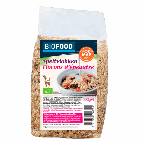 Damhert Biofood Speltvlokken bio - PLUS