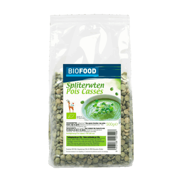 Damhert Biofood Spliterwten bio - PLUS