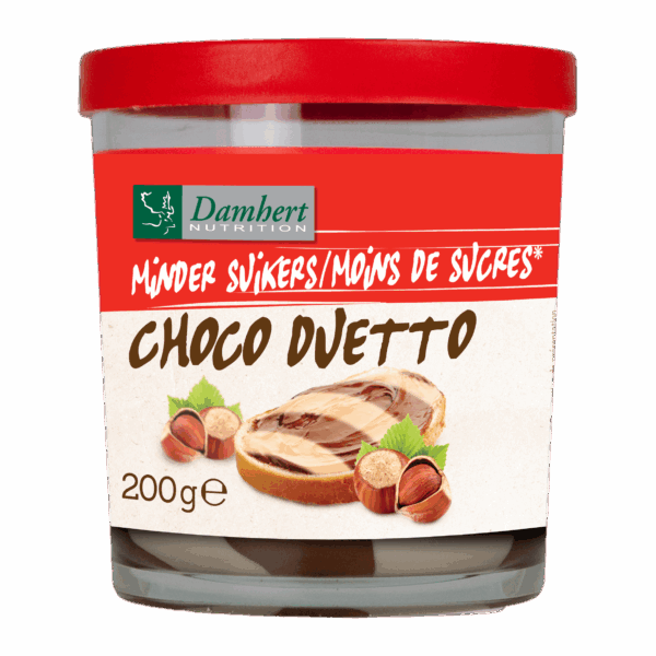 Damhert Choco Duetto Minder Suikers - PLUS