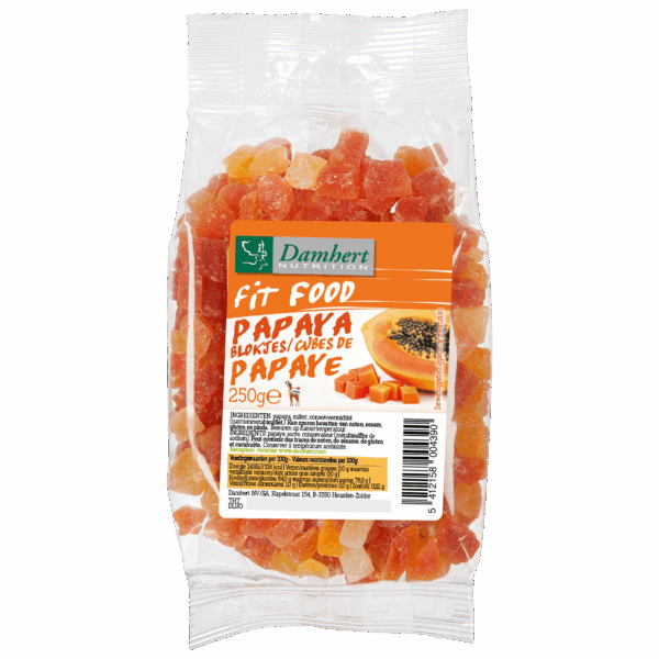 Damhert Fit food papaya blokjes - PLUS