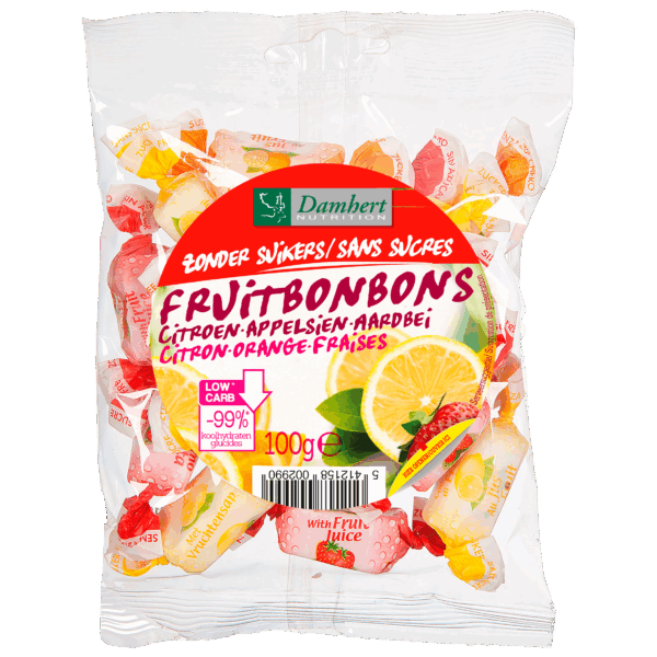 Damhert Fruittoffee zonder suikers - PLUS