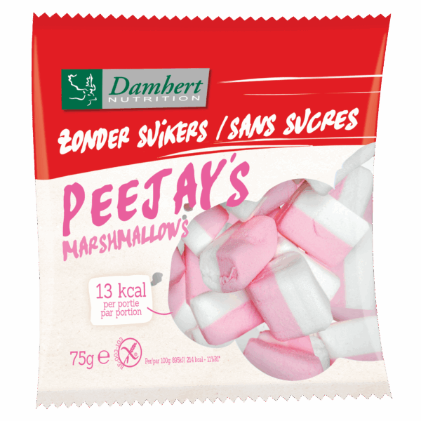 Damhert Marshmallows zonder suikers - PLUS
