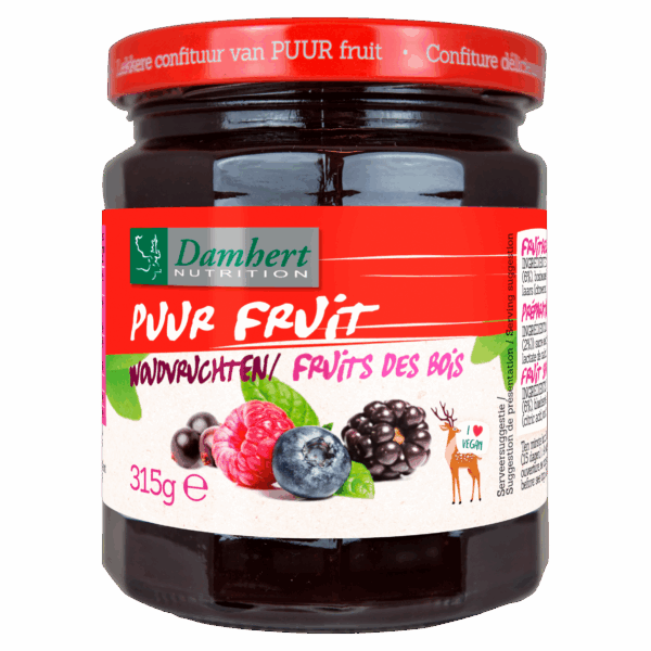 Damhert Puur Fruit Confituur Woudvrucht - PLUS