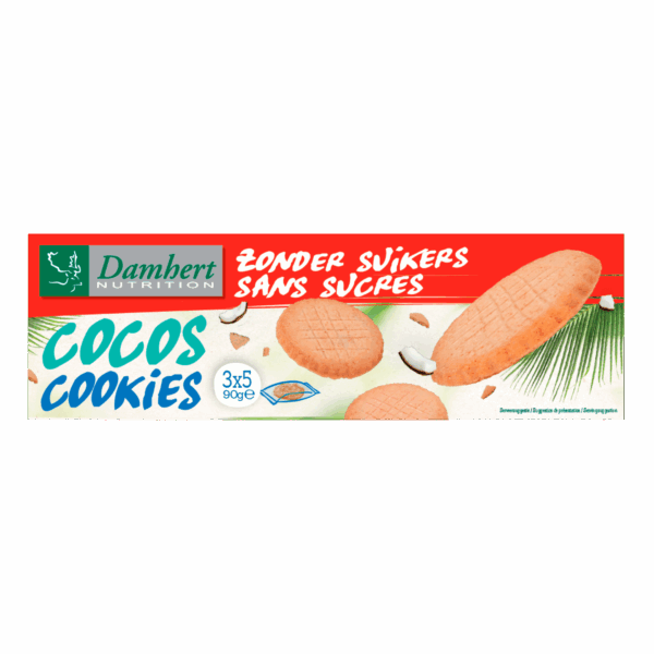 Damhert Zonder Suikers Cocos Cookies - PLUS