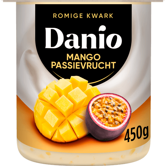 Danio Kwark mango passievrucht - Dirk