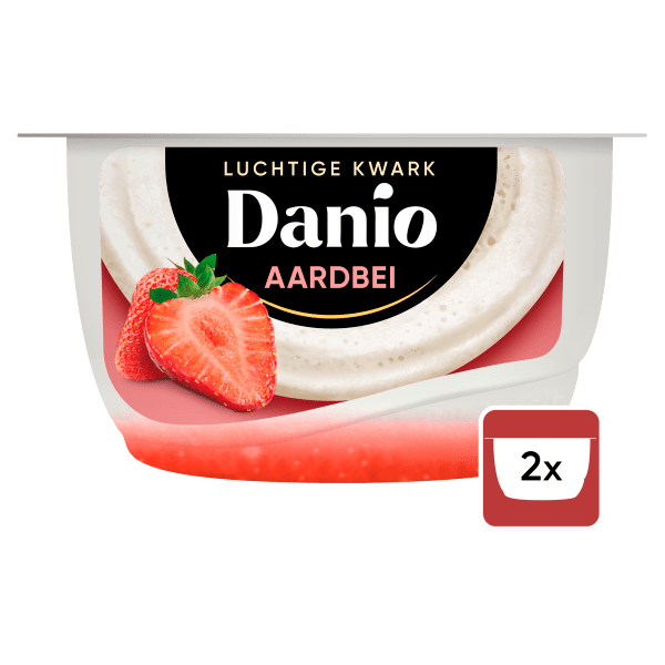 Danio Luchtige Kwark Aardbei - PLUS