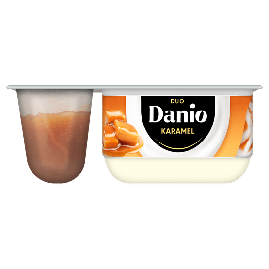 Danio Yoghurt duo met karamelsaus - Dirk