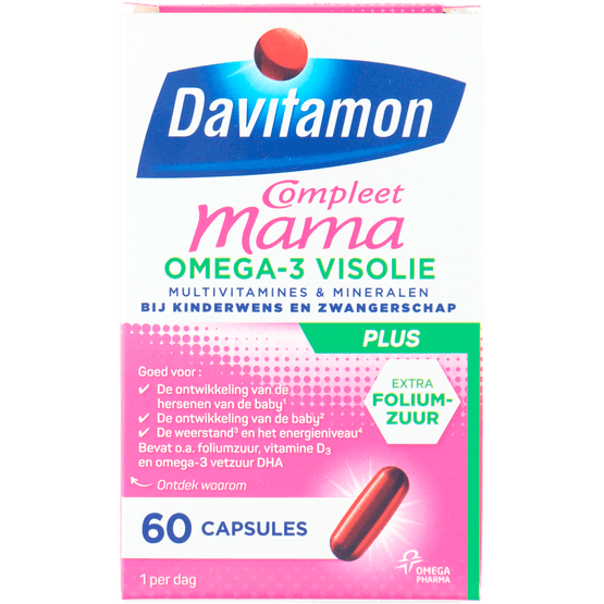 Davitamon Mama compleet visolie capsules multivitaminen & mineralen - Dirk
