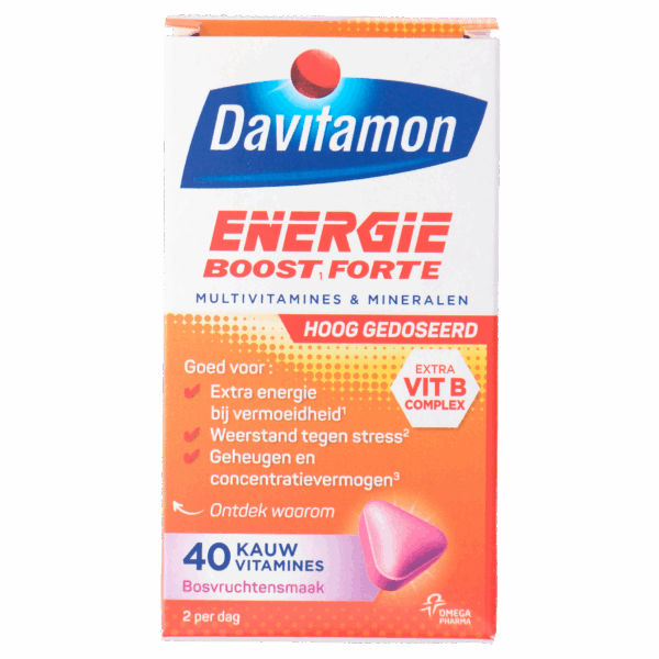 Davitamon Vitamine Energie Kauwtablet - PLUS