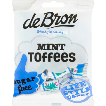 De Bron Minttoffees Sugarfree - JUMBO