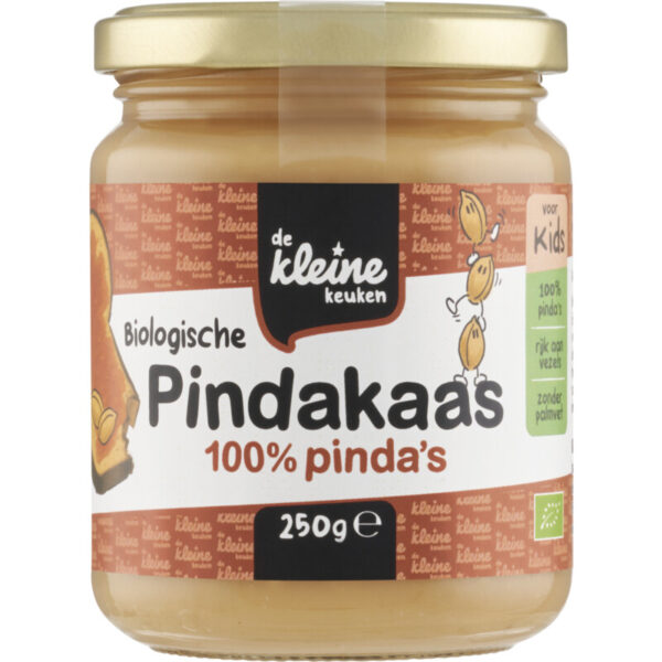 De Kleine Keuken Biologische Pindakaas 100% Pinda's Kids - Albert Heijn