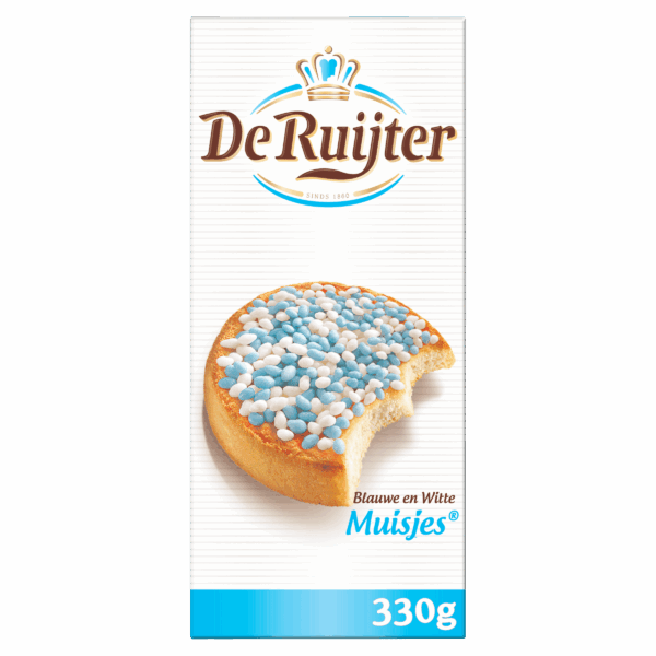 De Ruijter Blauwe en Witte Muisjes - PLUS