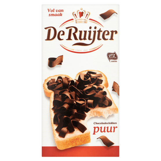 De Ruijter Chocolade vlokken puur - Dirk