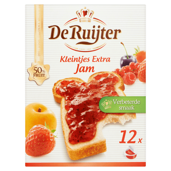De Ruijter Jam kleintjes extra 12 stuks - Dirk