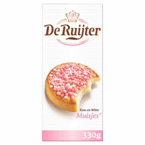De Ruijter Roze en witte muisjes - PLUS