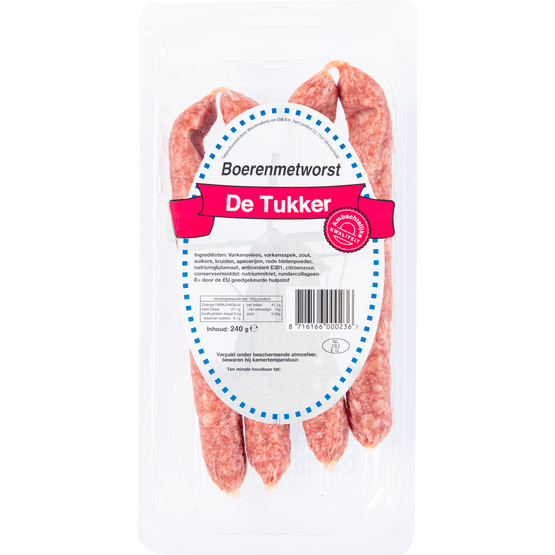 De Tukker Boerenmetworst - Dirk