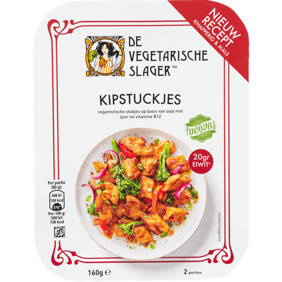 De Vegetarische Slager Kipstuckjes - Dirk