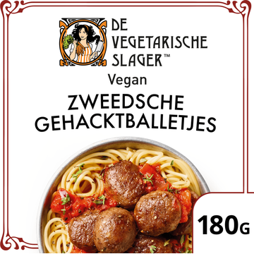 De Vegetarische Slager Zweedsche Gehacktballetjes Vegan - JUMBO