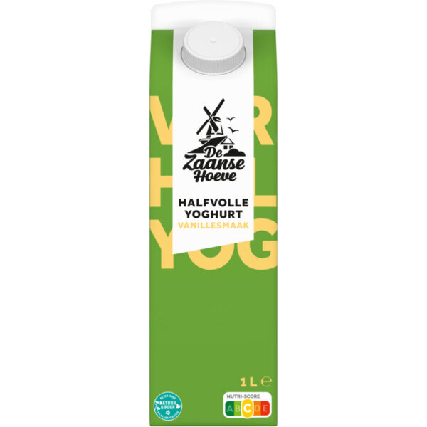 De Zaanse Hoeve Halfvolle Yoghurt Vanillesmaak - Albert Heijn