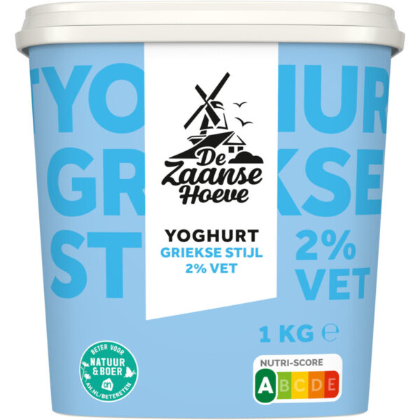 De Zaanse Hoeve Yoghurt Griekse stijl 2% vet - Albert Heijn