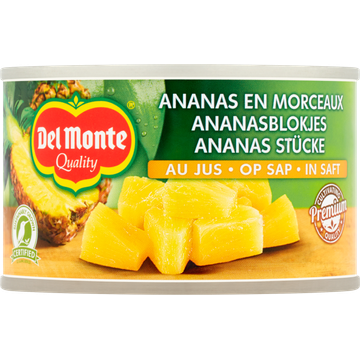 Del Monte Ananasblokjes op Sap - JUMBO