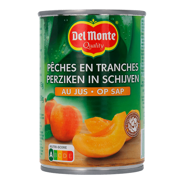 Del monte Perzik schijfjes op sap - PLUS