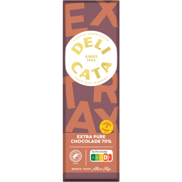 Delicata Reep Extra Pure Chocolade 70% - Albert Heijn