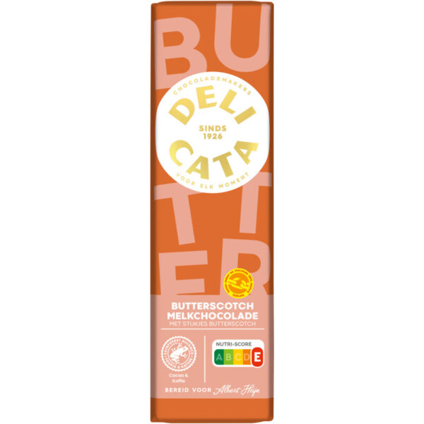 Delicata Reep Melkchocolade Butterscotch - Albert Heijn