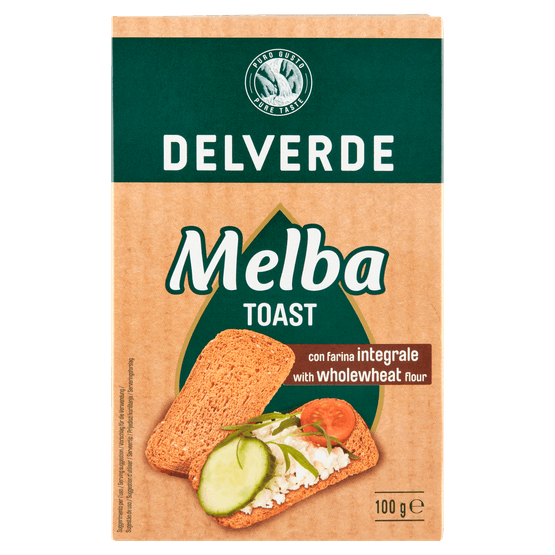 Delverde Melba toast met volkoren - Dirk
