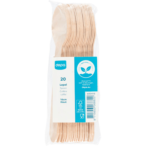 Depa Lepel hout 16 cm - Dirk