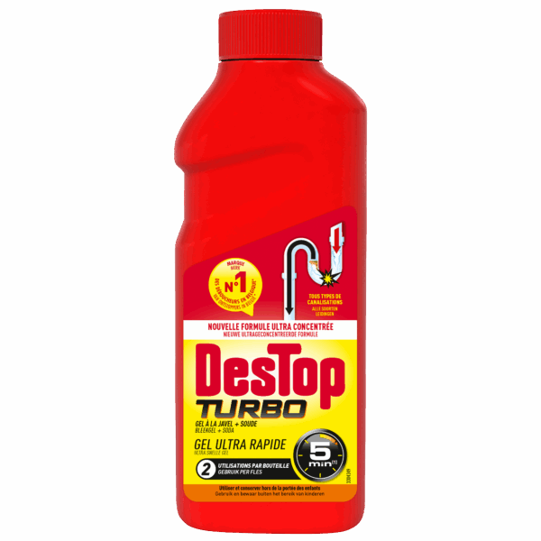 Destop Turbo Gel Ontstopper - PLUS