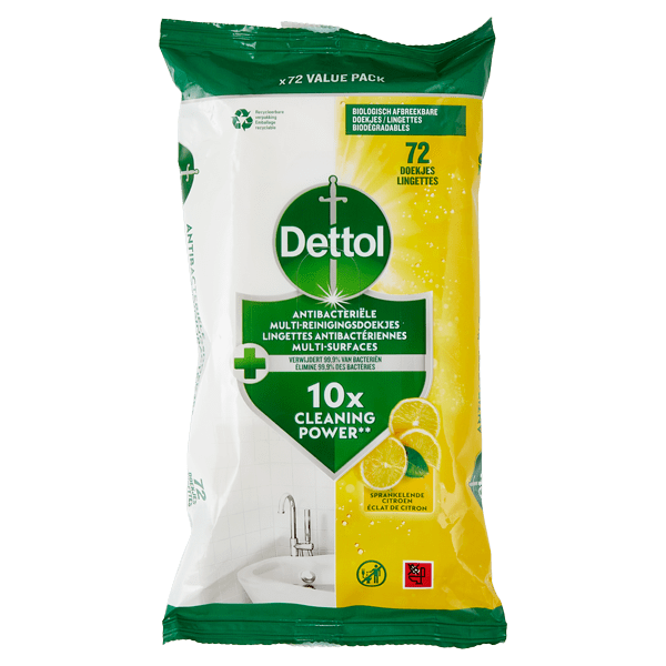 Dettol Antibacteriele Multi-Reinigingsdoekjes - PLUS