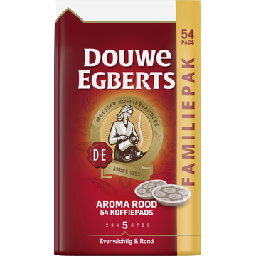 Douwe Egberts Aroma Rood Koffiepads Familiepak 54 Stuks - JUMBO