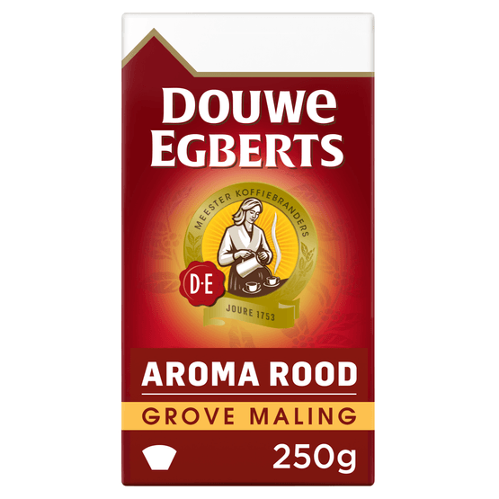 Douwe Egberts Aroma Rood filterkoffie grove maling - Dirk