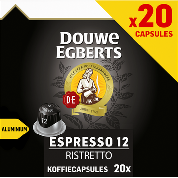 Douwe Egberts Espresso Ristretto Koffiecups 20 stuks - JUMBO