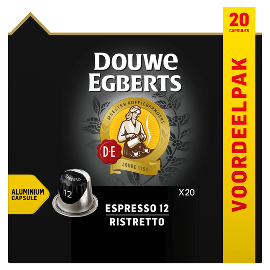 Douwe Egberts Koffiecups espresso 12 ristretto - Dirk
