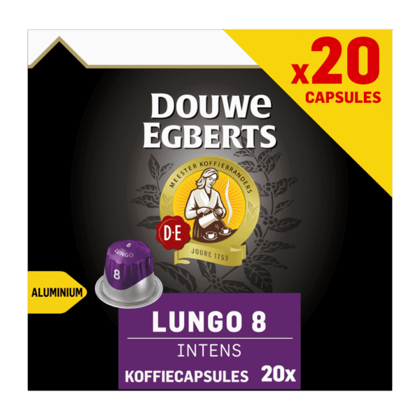Douwe Egberts Lungo Intens Koffiecups Voordeelpak - PLUS