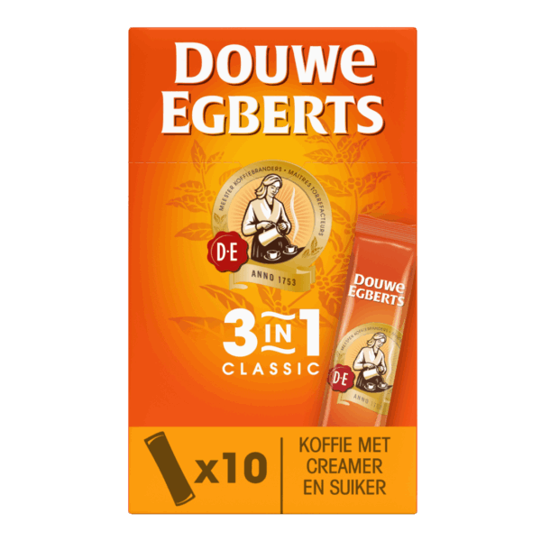 Douwe Egberts Oploskoffie 3-in-1 classic - PLUS