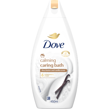 Dove Calming Caring Bath Badcrème Sheaboter & Vanille - JUMBO