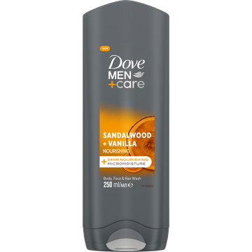 Dove Men+Care 3-in-1 Douchegel Sandalwood + Vanilla - JUMBO